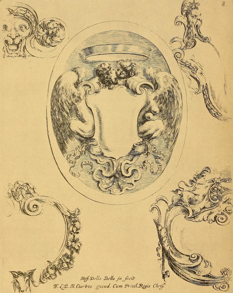 An illustration from Meister des ornamentstichs, eine auswahl aus vier jahrhunderten, 1900, leaf 45