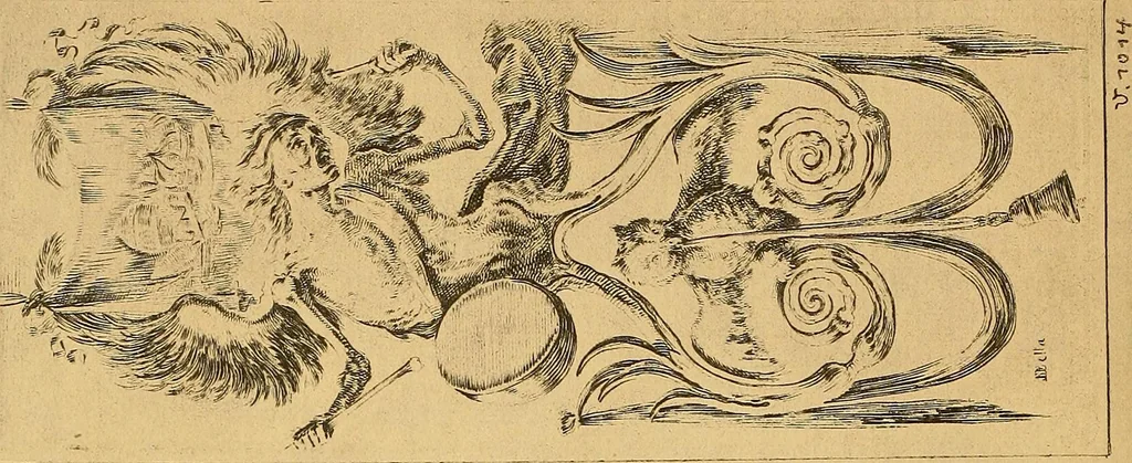An illustration from Meister des ornamentstichs, eine auswahl aus vier jahrhunderten, 1900, leaf 49