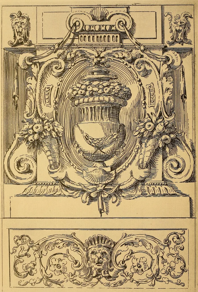 An illustration from Meister des ornamentstichs, eine auswahl aus vier jahrhunderten, 1900, leaf 53