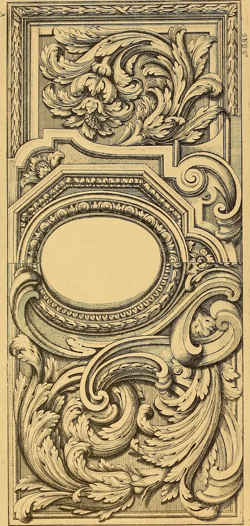 An illustration from Meister des ornamentstichs, eine auswahl aus vier jahrhunderten, 1900, leaf 61