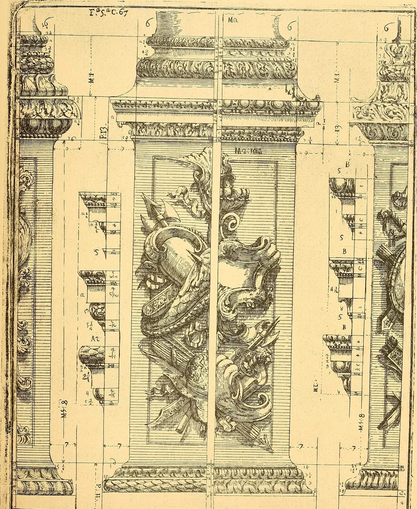 An illustration from Meister des ornamentstichs, eine auswahl aus vier jahrhunderten, 1900, leaf 72