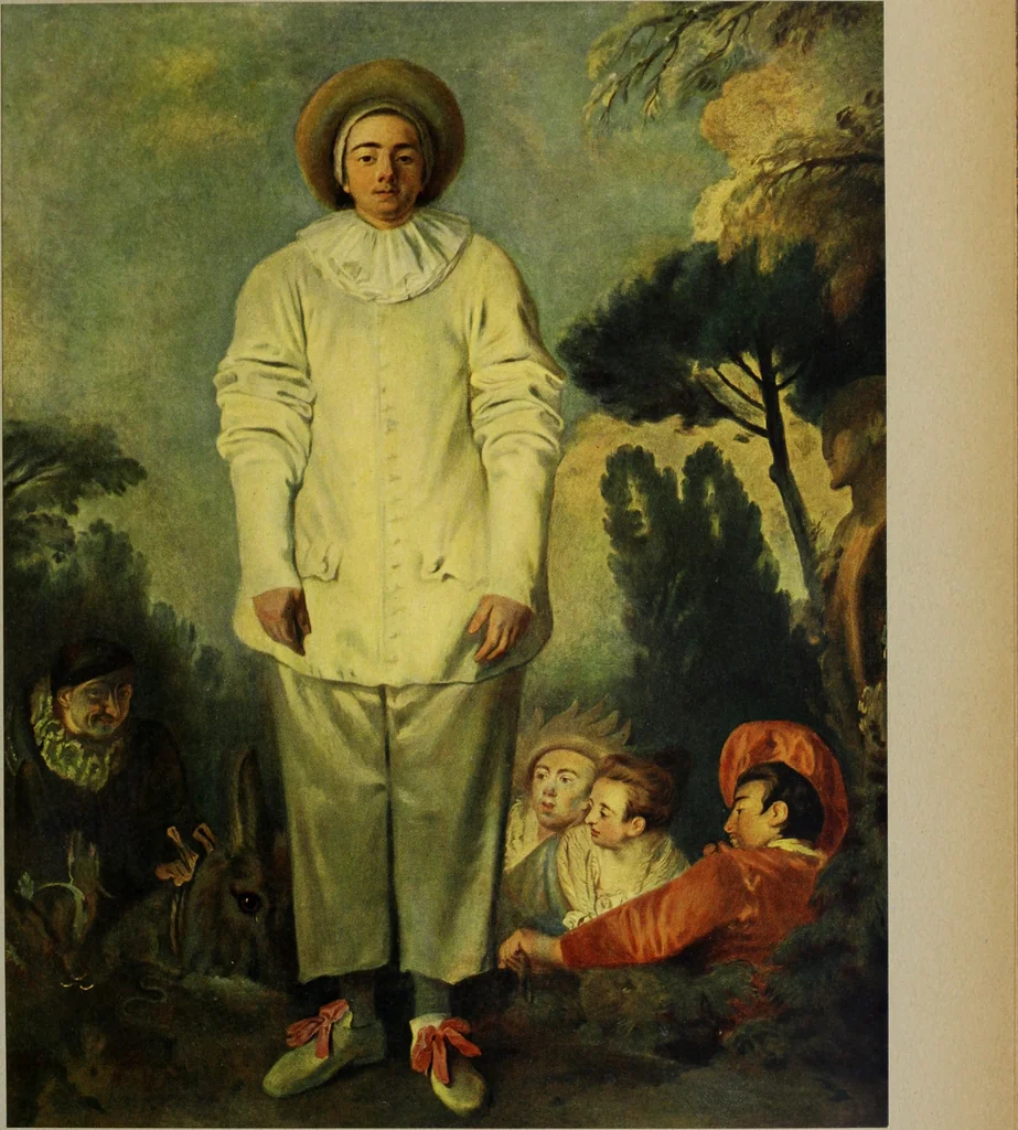 An illustration from Meister des Rokoko : acht farbige Wiedergaben nach Gemälden von Watteau, Boucher und Fragonard, 1900, leaf 14