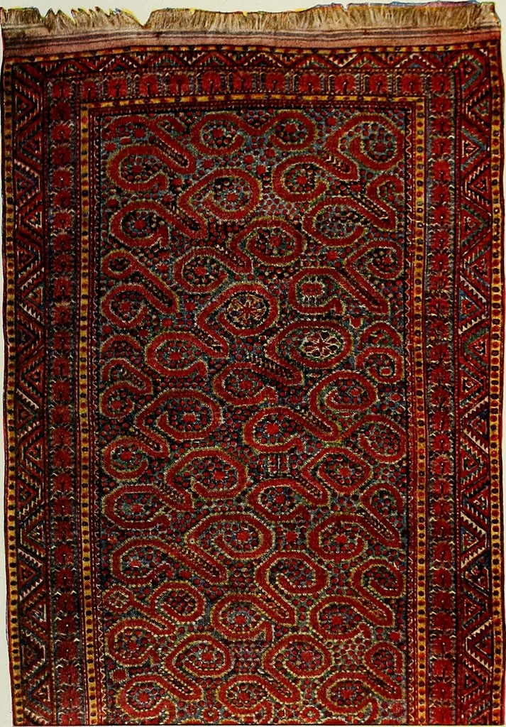 An illustration from Meisterstücke orientalischer Knüpfkunst, 1921, leaf 104