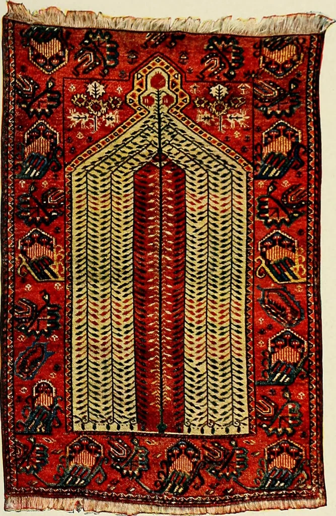 An illustration from Meisterstücke orientalischer Knüpfkunst, 1921, leaf 108