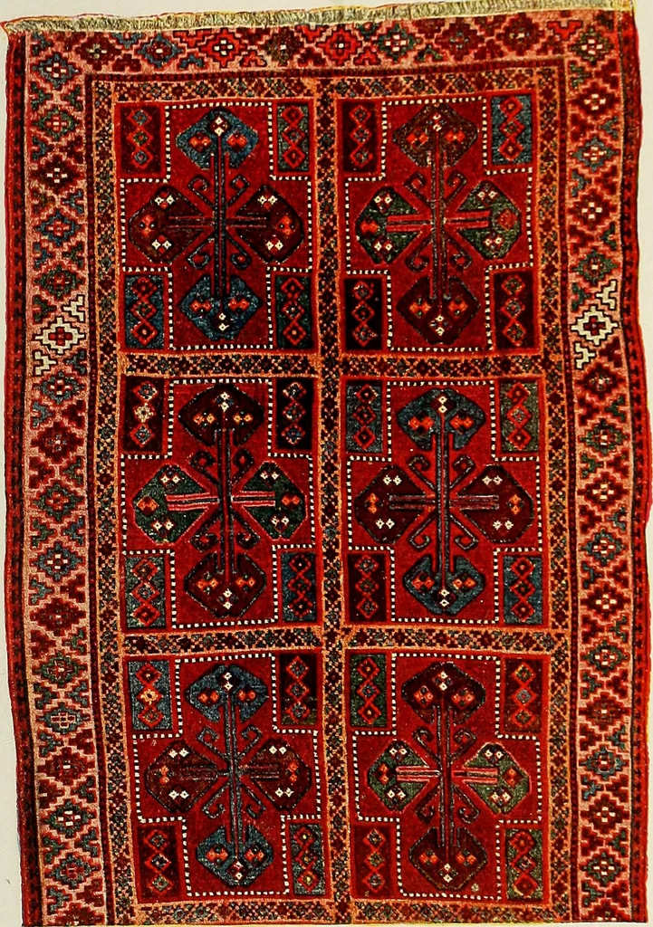 An illustration from Meisterstücke orientalischer Knüpfkunst, 1921, leaf 110