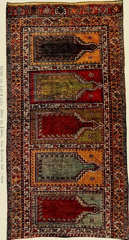 An illustration from Meisterstücke orientalischer Knüpfkunst, 1921, leaf 14