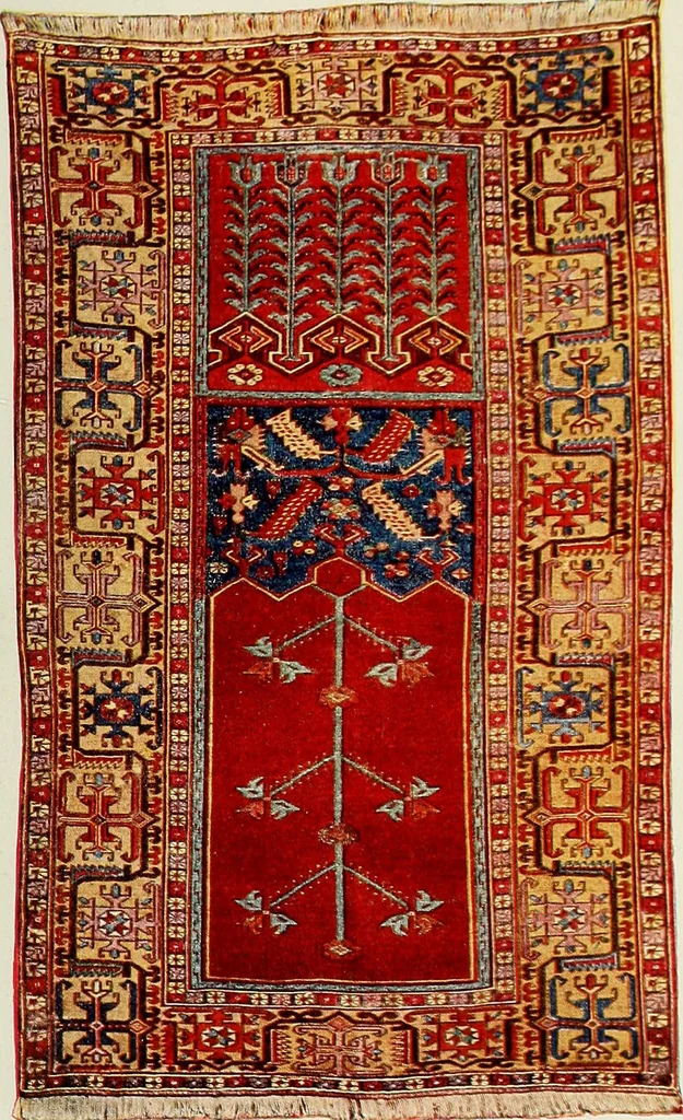 An illustration from Meisterstücke orientalischer Knüpfkunst, 1921, leaf 16