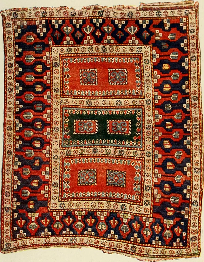 An illustration from Meisterstücke orientalischer Knüpfkunst, 1921, leaf 28