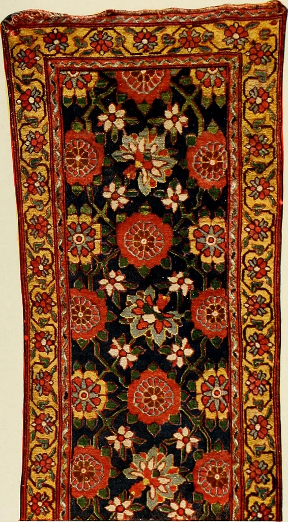 An illustration from Meisterstücke orientalischer Knüpfkunst, 1921, leaf 64