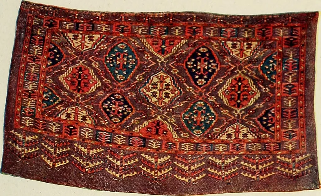An illustration from Meisterstücke orientalischer Knüpfkunst, 1921, leaf 96