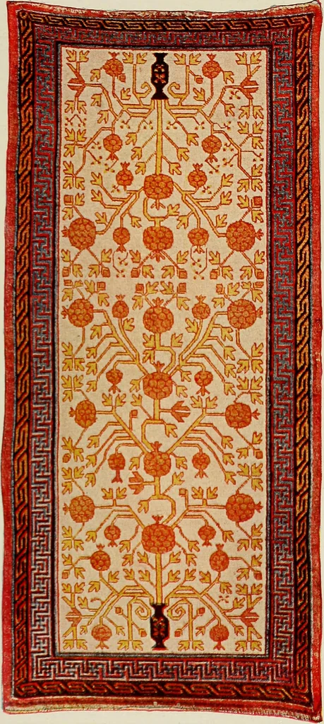 An illustration from Meisterstücke orientalischer Knüpfkunst, 1921, leaf 106