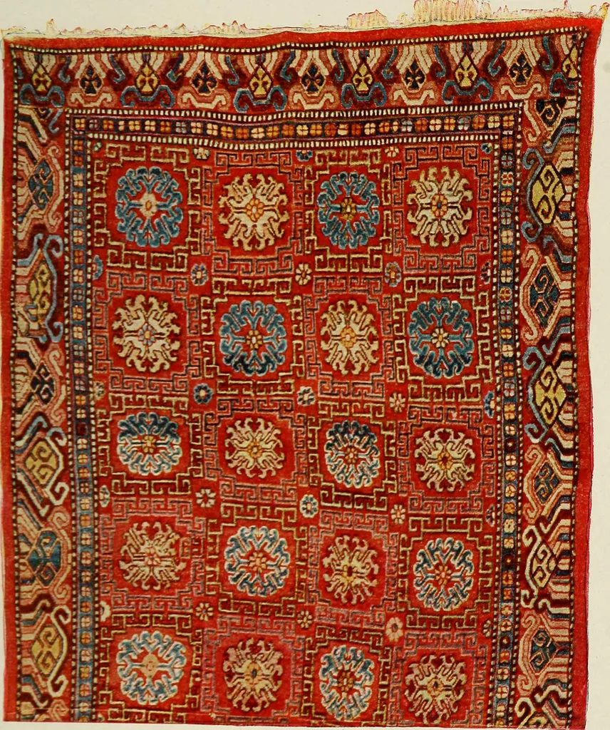 An illustration from Meisterstücke orientalischer Knüpfkunst, 1921, leaf 112