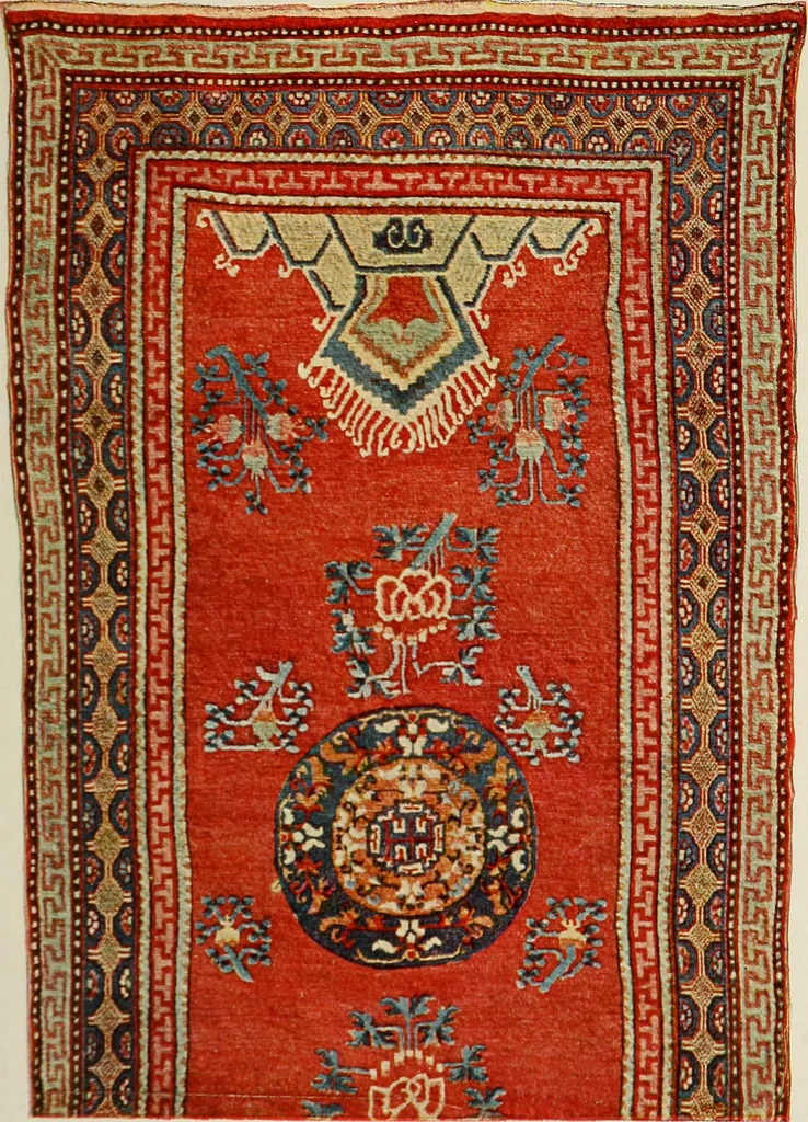 An illustration from Meisterstücke orientalischer Knüpfkunst, 1921, leaf 114