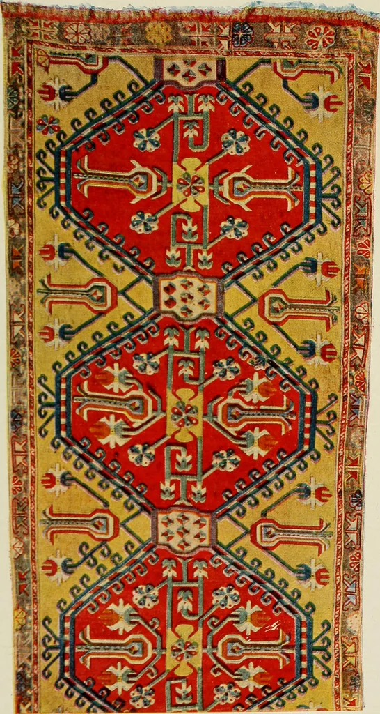 An illustration from Meisterstücke orientalischer Knüpfkunst, 1921, leaf 12