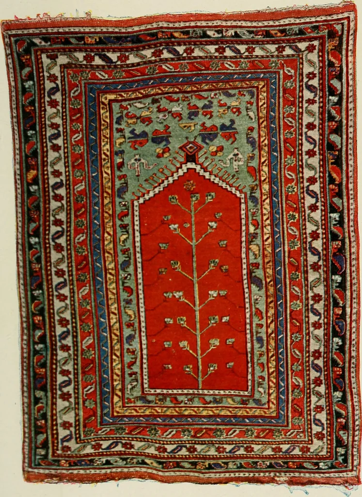 An illustration from Meisterstücke orientalischer Knüpfkunst, 1921, leaf 16