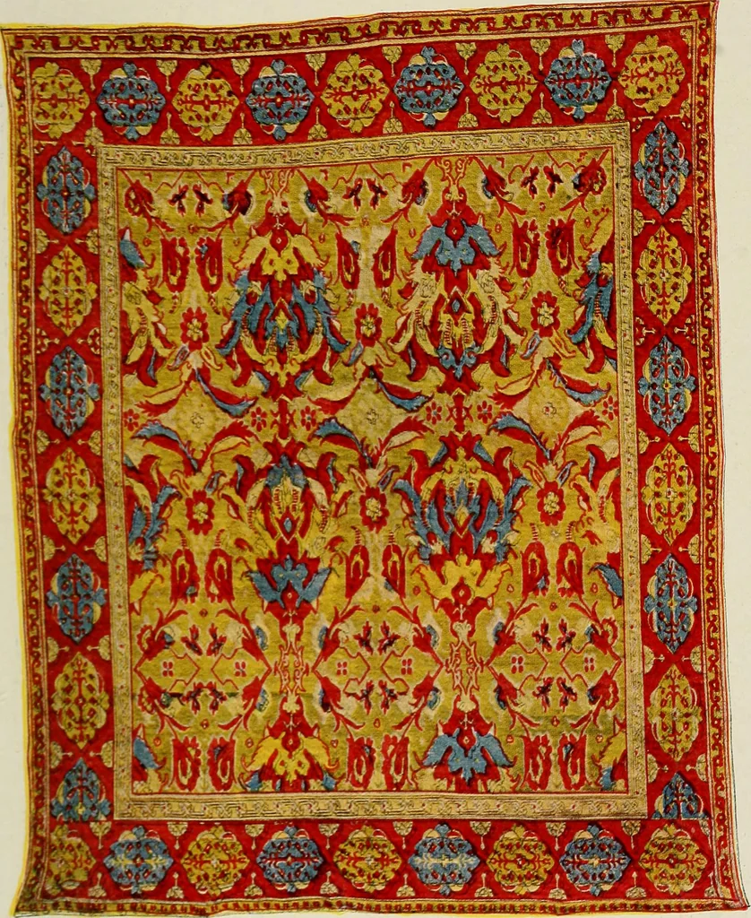 An illustration from Meisterstücke orientalischer Knüpfkunst, 1921, leaf 18