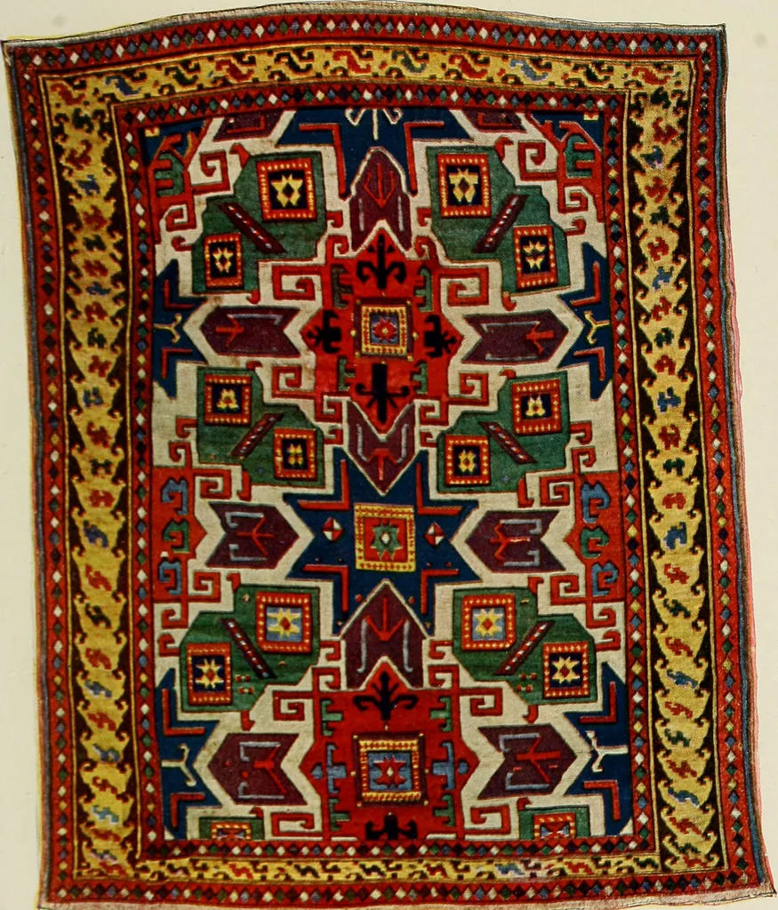 An illustration from Meisterstücke orientalischer Knüpfkunst, 1921, leaf 34