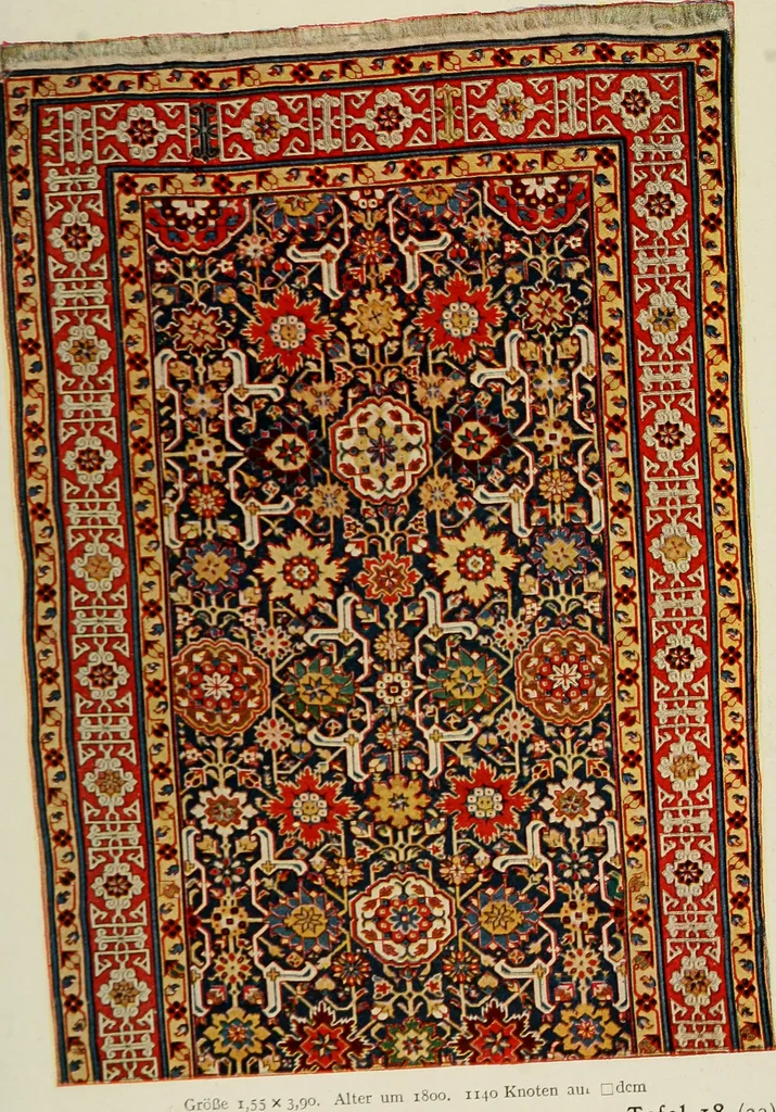 An illustration from Meisterstücke orientalischer Knüpfkunst, 1921, leaf 36