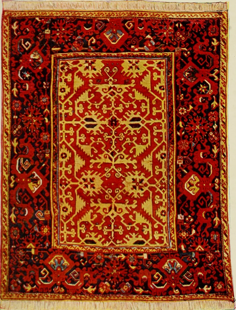 An illustration from Meisterstücke orientalischer Knüpfkunst, 1921, leaf 4