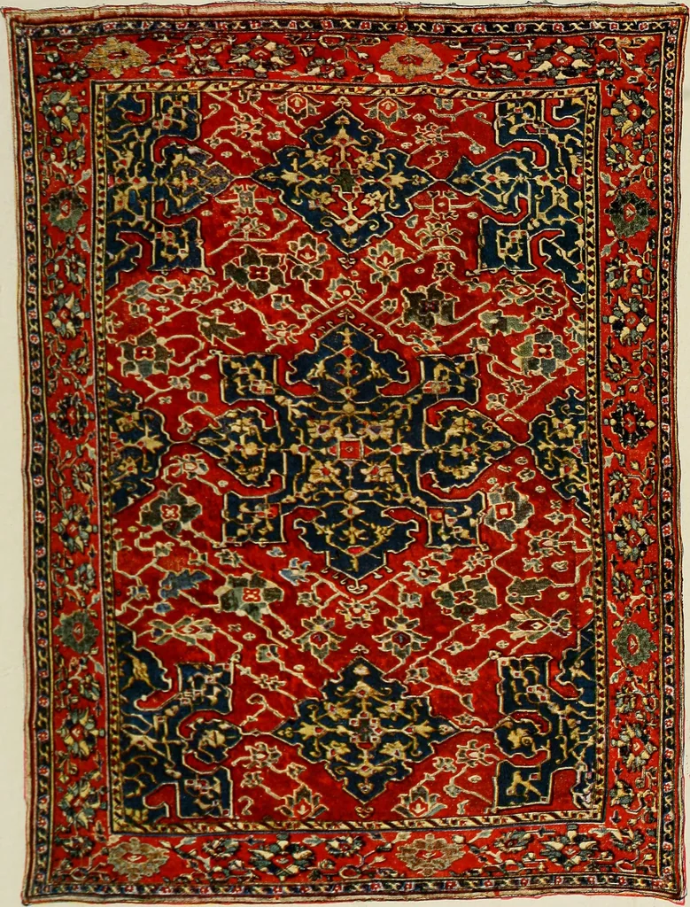 An illustration from Meisterstücke orientalischer Knüpfkunst, 1921, leaf 6