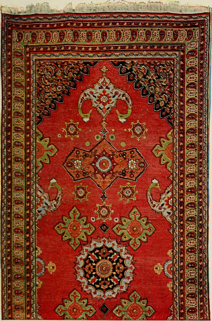 An illustration from Meisterstücke orientalischer Knüpfkunst, 1921, leaf 74