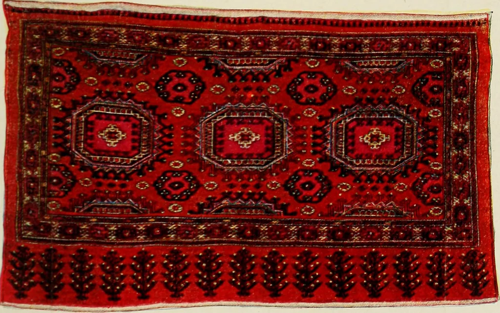 An illustration from Meisterstücke orientalischer Knüpfkunst, 1921, leaf 78
