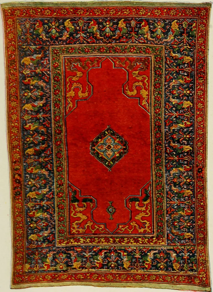 An illustration from Meisterstücke orientalischer Knüpfkunst, 1921, leaf 8