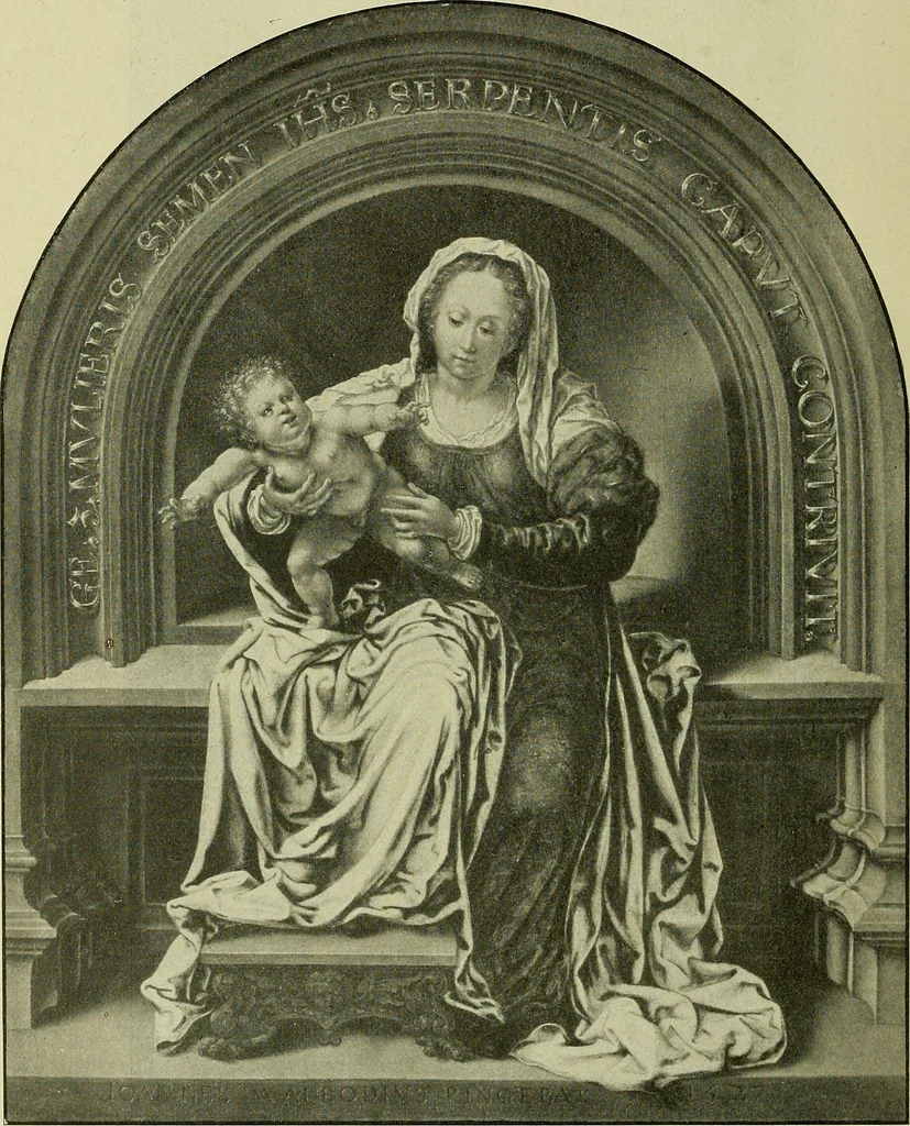 An illustration from Meisterwerke der Älteren Pinakothek in München ..., 1922, leaf 113