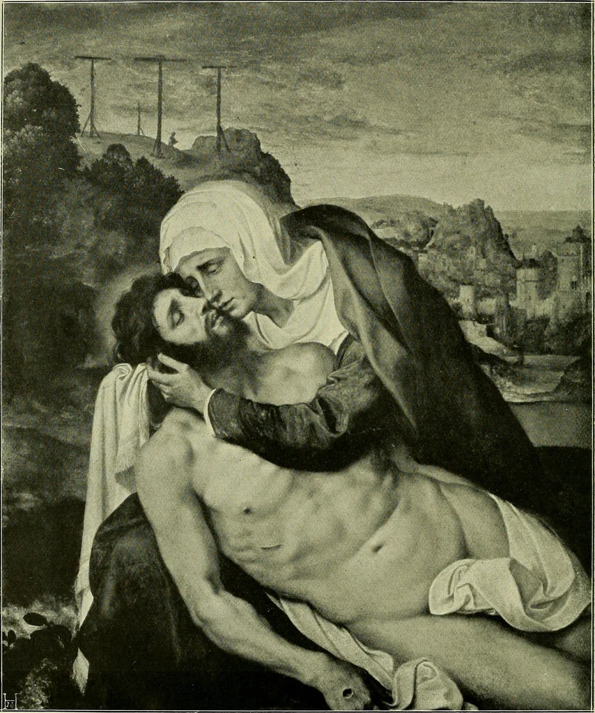 An illustration from Meisterwerke der Älteren Pinakothek in München ..., 1922, leaf 121