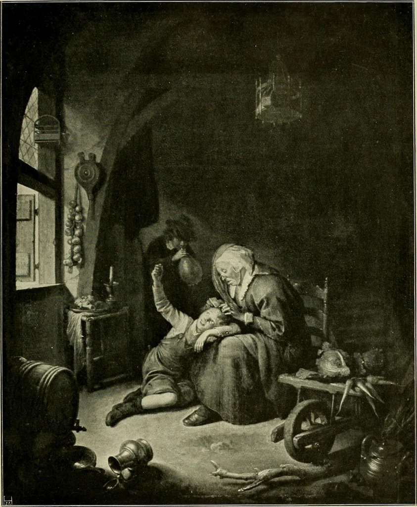 An illustration from Meisterwerke der Älteren Pinakothek in München ..., 1922, leaf 222