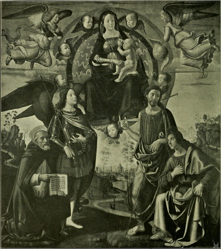 An illustration from Meisterwerke der Älteren Pinakothek in München ..., 1922, leaf 267