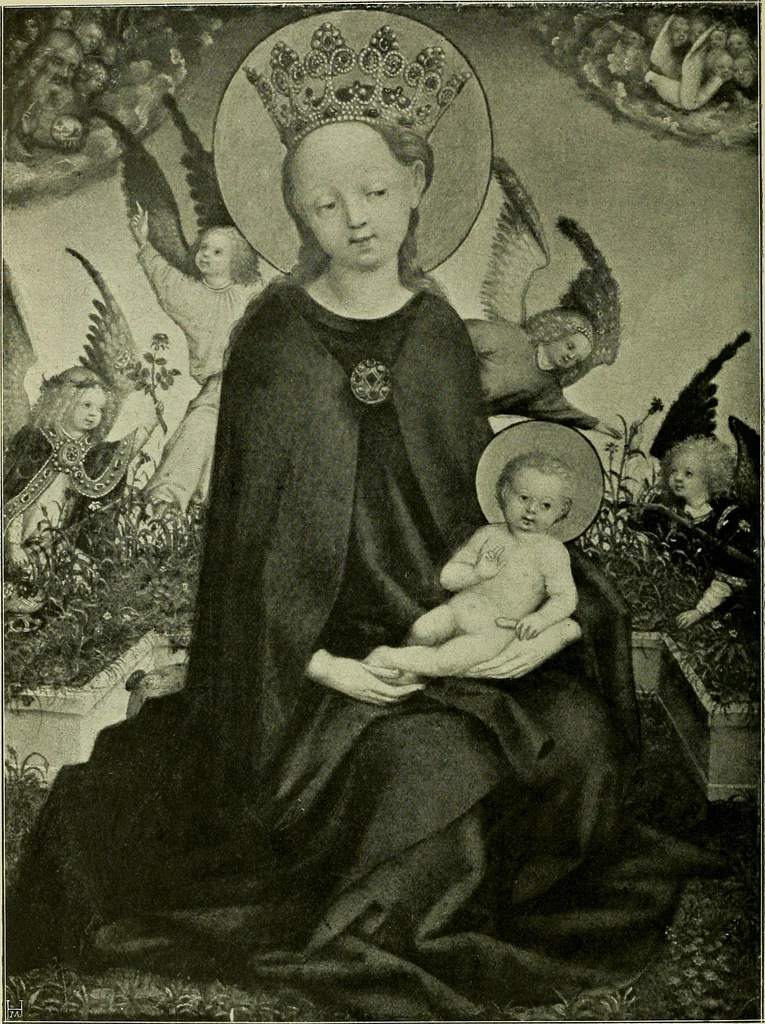 An illustration from Meisterwerke der Älteren Pinakothek in München ..., 1922, leaf 27
