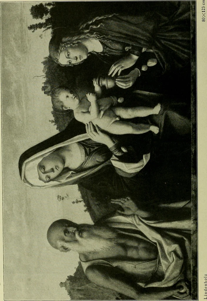 An illustration from Meisterwerke der Älteren Pinakothek in München ..., 1922, leaf 279