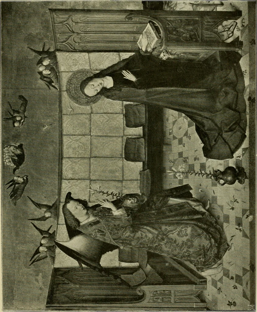 An illustration from Meisterwerke der Älteren Pinakothek in München ..., 1922, leaf 32
