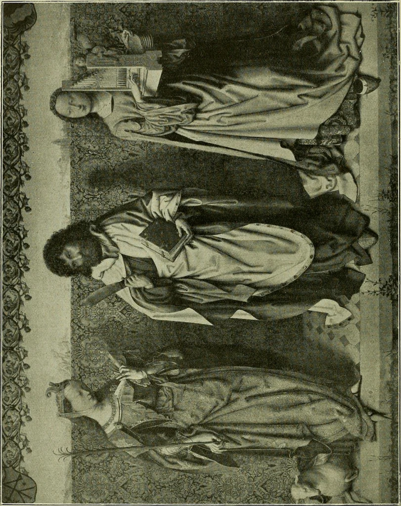 An illustration from Meisterwerke der Älteren Pinakothek in München ..., 1922, leaf 35