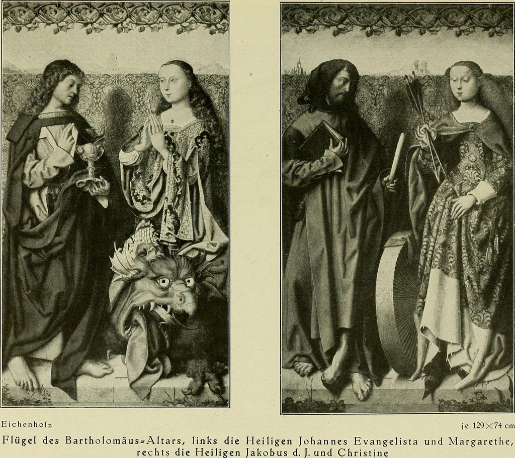 An illustration from Meisterwerke der Älteren Pinakothek in München ..., 1922, leaf 36