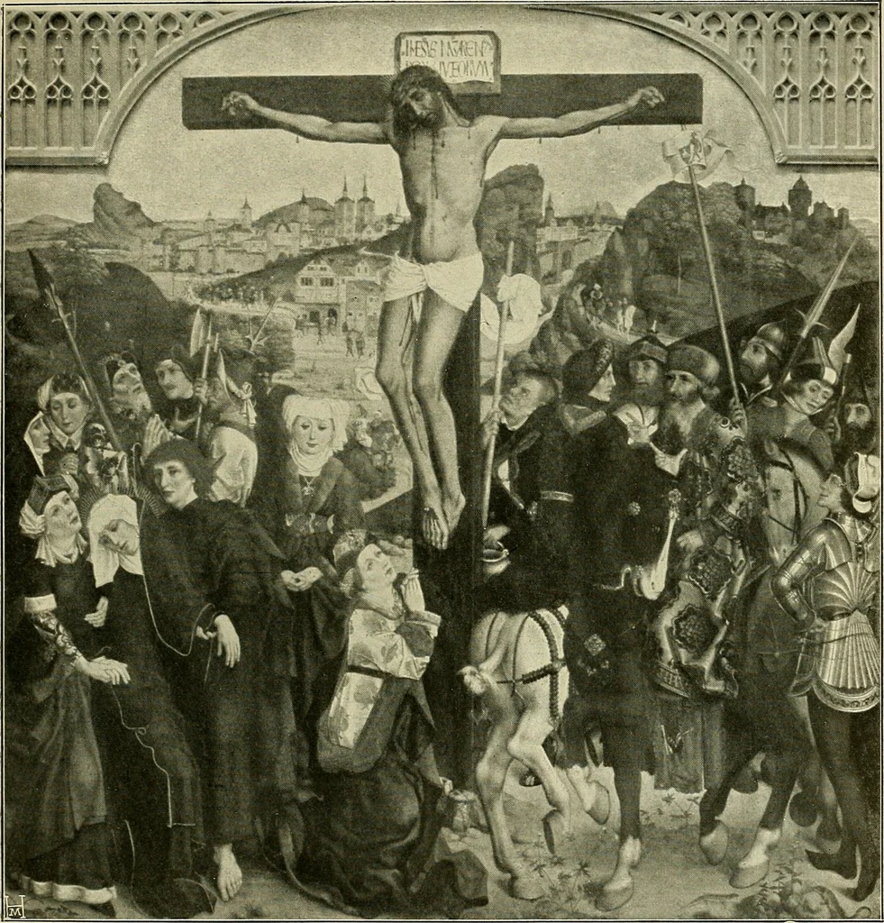 An illustration from Meisterwerke der Älteren Pinakothek in München ..., 1922, leaf 38