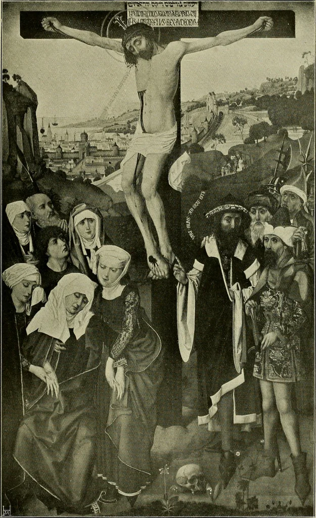 An illustration from Meisterwerke der Älteren Pinakothek in München ..., 1922, leaf 40