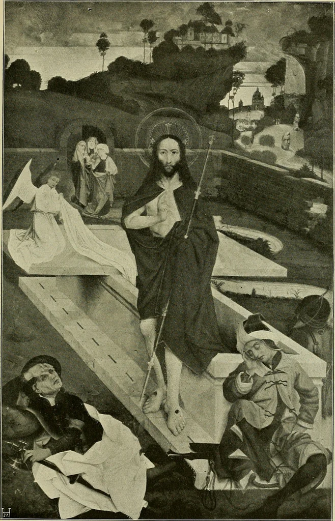 An illustration from Meisterwerke der Älteren Pinakothek in München ..., 1922, leaf 42