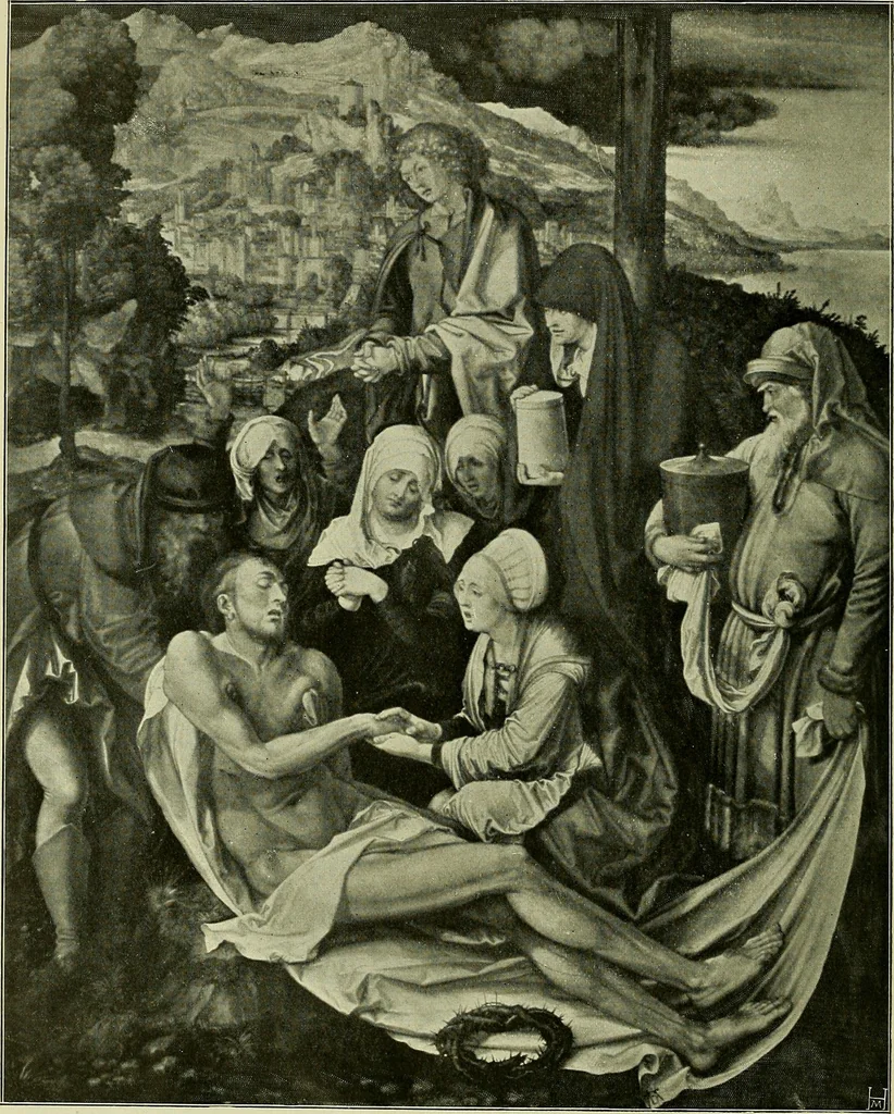 An illustration from Meisterwerke der Älteren Pinakothek in München ..., 1922, leaf 45