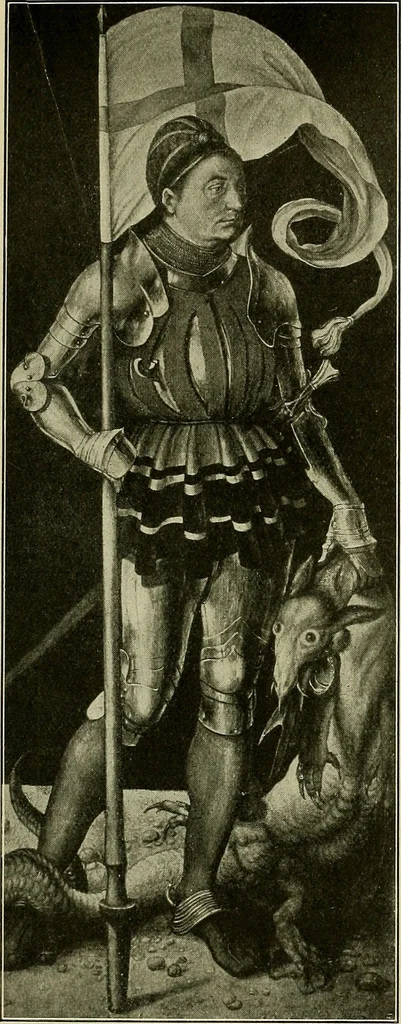 An illustration from Meisterwerke der Älteren Pinakothek in München ..., 1922, leaf 48