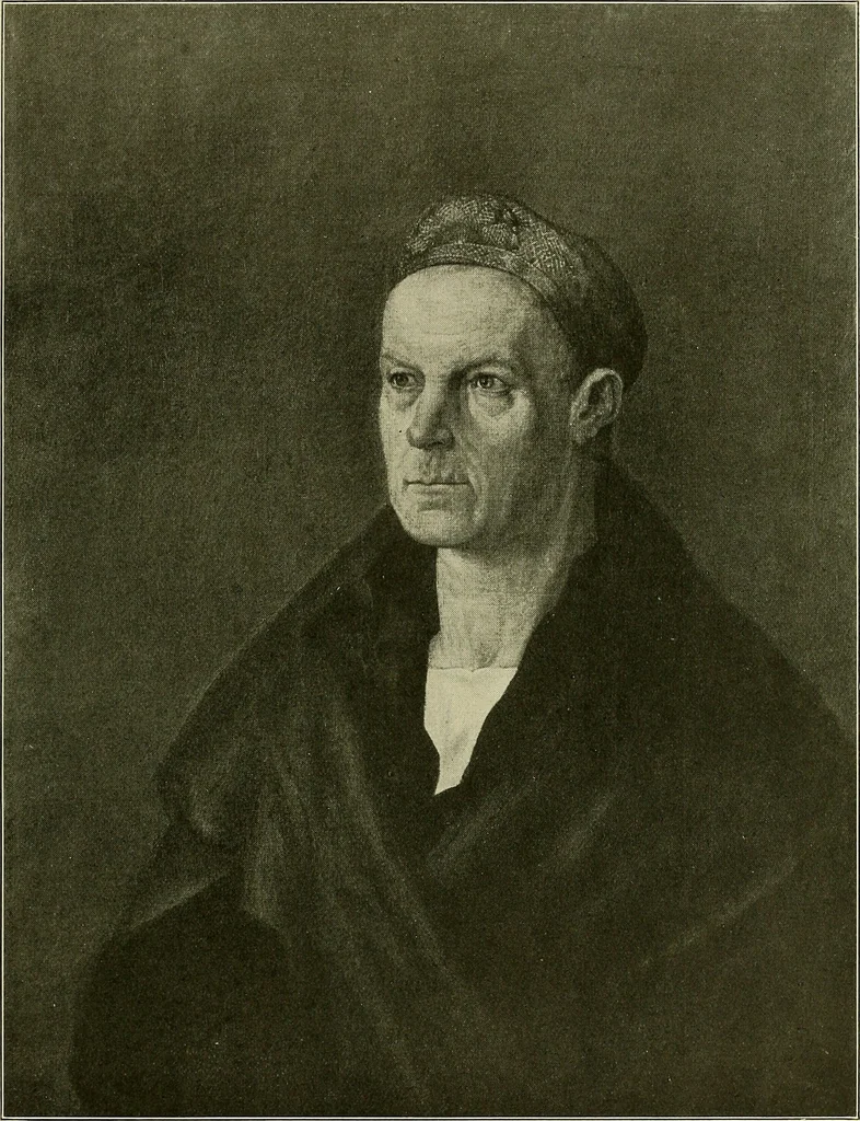 An illustration from Meisterwerke der Älteren Pinakothek in München ..., 1922, leaf 50