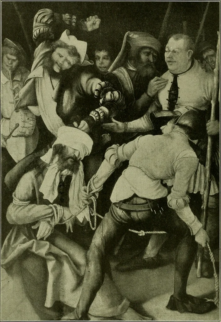 An illustration from Meisterwerke der Älteren Pinakothek in München ..., 1922, leaf 55