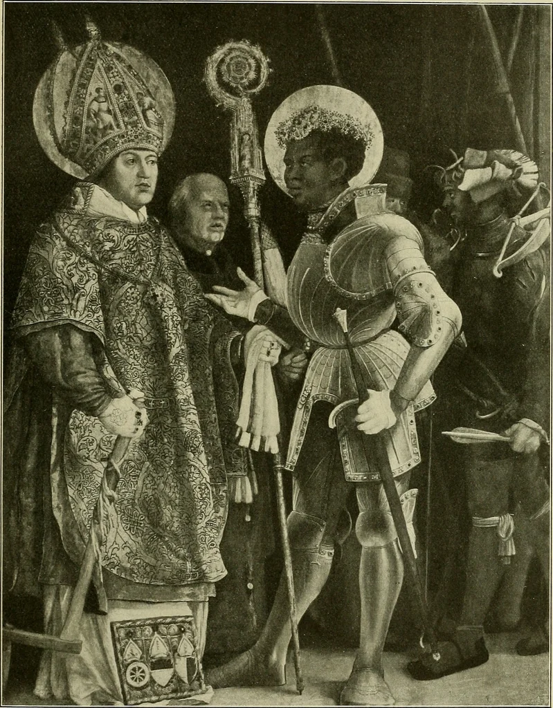 An illustration from Meisterwerke der Älteren Pinakothek in München ..., 1922, leaf 56