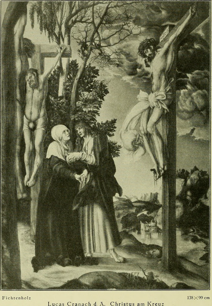 An illustration from Meisterwerke der Älteren Pinakothek in München ..., 1922, leaf 57
