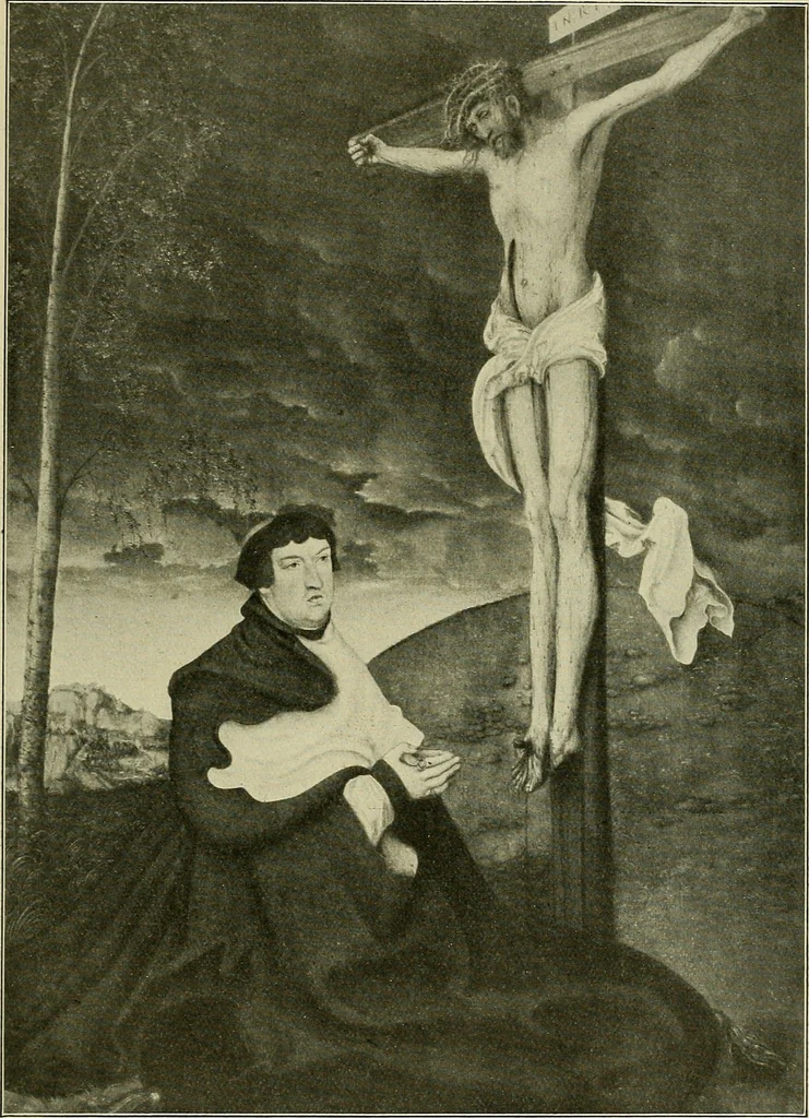 An illustration from Meisterwerke der Älteren Pinakothek in München ..., 1922, leaf 58