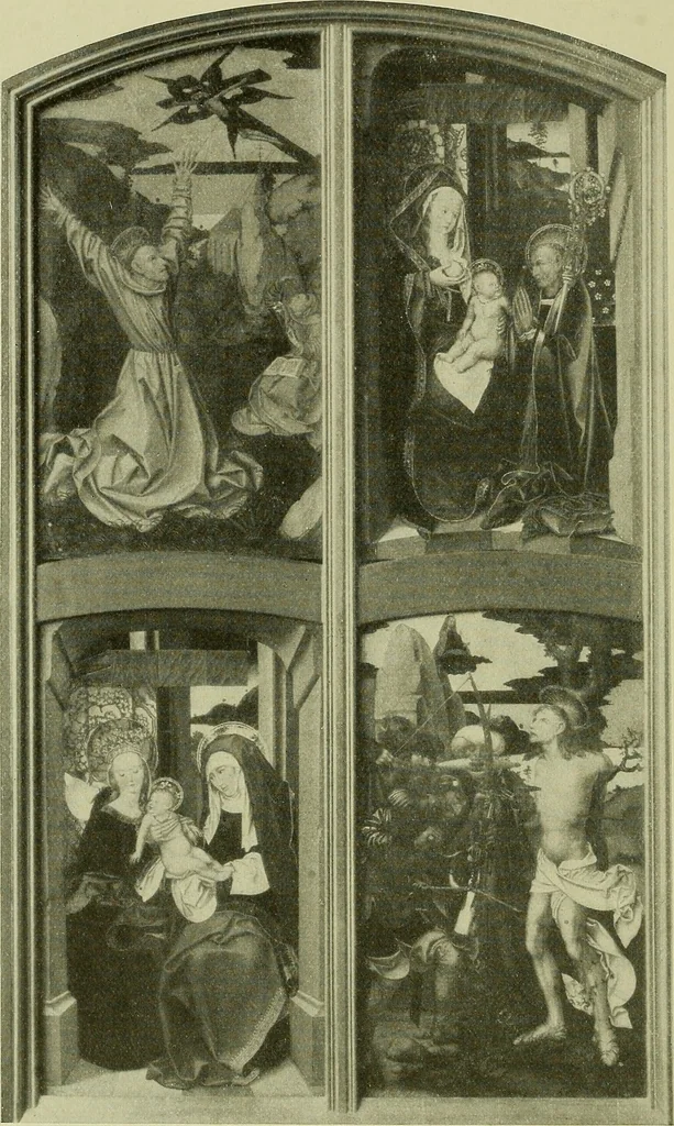 An illustration from Meisterwerke der Älteren Pinakothek in München ..., 1922, leaf 61