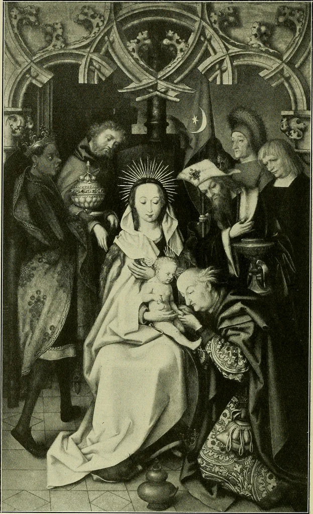 An illustration from Meisterwerke der Älteren Pinakothek in München ..., 1922, leaf 67