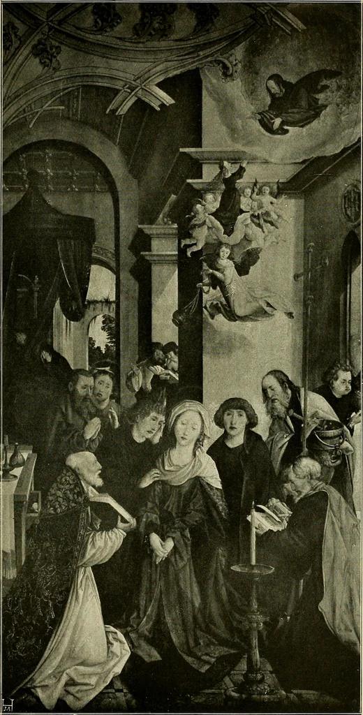 An illustration from Meisterwerke der Älteren Pinakothek in München ..., 1922, leaf 80