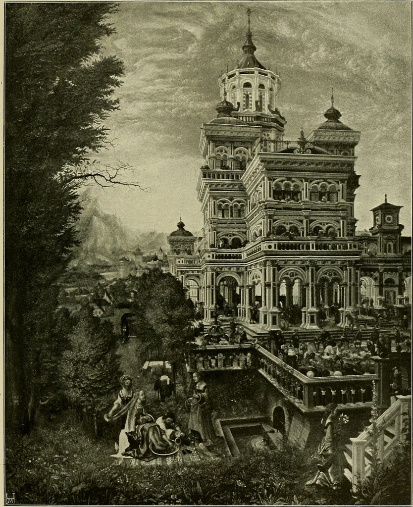An illustration from Meisterwerke der Älteren Pinakothek in München ..., 1922, leaf 92